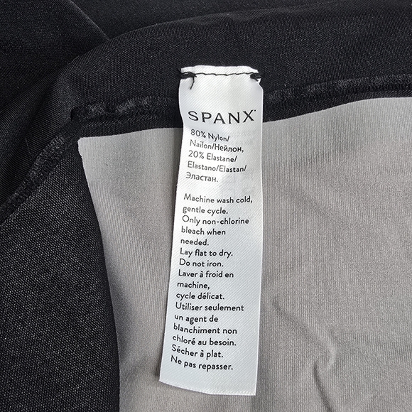 SPANX Black Bike Shorts for Women - Picture 4 of 5